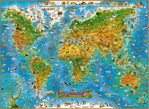 Puzzle 1000 Teile Erwachsene Tiere der Welt 70 x 50 cm - Klassische Puzzles Schwer - Pädagogisches Spielzeug für Erwachsene und Kinder Puzzle 1000 Teile Erwachsene Tiere der Welt 70 x 50 cm - Klassische Puzzles Schwer - Pädagogisches Spielzeug für Erwachsene und Kinder von AveJoys