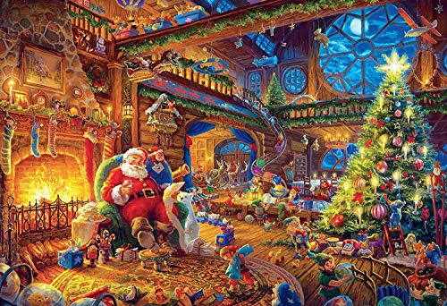 Puzzle 1000 Teile Erwachsene Weihnachtsmann 70 x 50 cm Puzzles für Erwachsene Klassische Puzzles Weihnachten 1000 Teile Erwachsene Weihnachtspuzzle von AveJoys