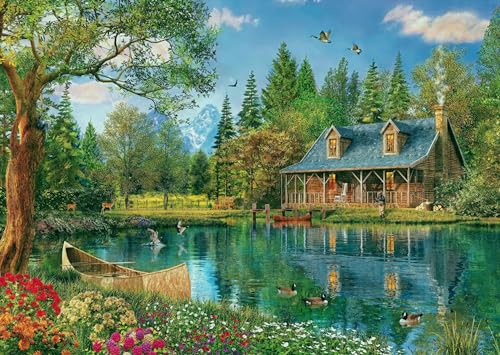 500 Teile Puzzle für Erwachsene Land der idyllischen Schönheit 52 x 38 cm Puzzles 500 für Erwachsene Lernspiel Herausforderung Spielzeug Puzzle für Erwachsene Kinder 500 Teile von AveJoys