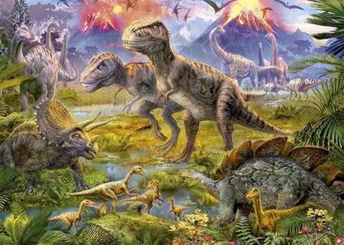 Puzzle für Erwachsene 1000 Teile Dinosaurier 70 x 50 cm Puzzles für Erwachsene Pädagogisches Spiel Herausforderung Spielzeug 1000 Teile Puzzles für Erwachsene Kinder von AveJoys