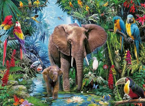 Puzzle für Erwachsene 1000 Teile Elefant von AveJoys