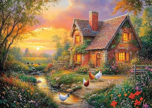 AveJoys Puzzle für Erwachsene 1000 Teile Glückliches Bauernhaus 70 x 50 cm Puzzles für Erwachsene Pädagogisches Spiel Herausforderung Spielzeug 1000 Teile Puzzles für Erwachsene Kinder AveJoys Puzzle für Erwachsene 1000 Teile Glückliches Bauernhaus 70 x 50 cm Puzzles für Erwachsene Pädagogisches Spiel Herausforderung Spielzeug 1000 Teile Puzzles für Erwachsene Kinder von AveJoys