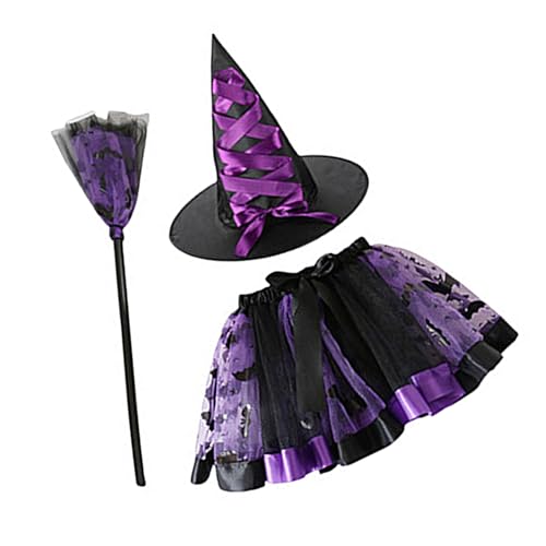 Avejjbaey Halloween-Hexenkostüm-Set, realistisches Hexen-Outfit für Damen, realistisches Halloween-Hexenkleid für Damen von Avejjbaey