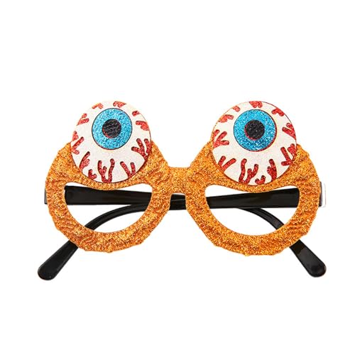 Avejjbaey Halloween-Kostüm-Brille, Anziehbrille, Kürbis-Brille für Erwachsenenkostüme von Avejjbaey