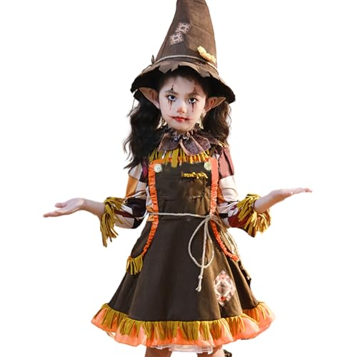 Avejjbaey Mädchen Kostüm Süßes Kleid Kragen Halloween Dress Up Party von Avejjbaey