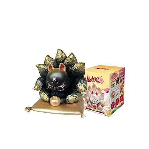 Ancient Nine Fox Fairy Serie 3 Blind Box Action Figuren Mystery Box niedliche Zufallsspielzeug Geburtstagsgeschenk Weihnachten Sammelspielzeug für Desktop Ornamente, 1PC von Aven Rabbit