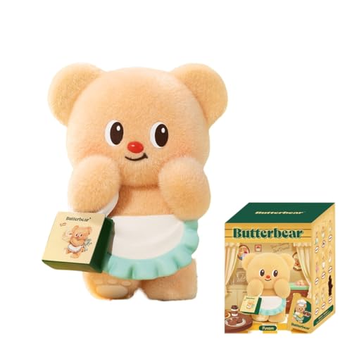 Butter Bear Business Day Serie Blind Box Action Figuren Mystery Box niedliche Zufallsspielzeug Geburtstagsgeschenk Weihnachten Sammelspielzeug für Desktop Ornamente, 1PC von Aven Rabbit