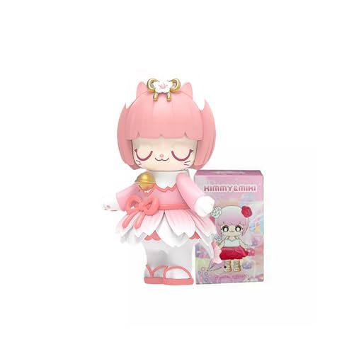 Kimmy & Miki Flower Language Series Blind Box Kawaii Figuren Action Random Collection Guess Blind Bag Sammlerstück Desktop Ornamente Niedliches Modell Geburtstagsgeschenk (1 Pack) von Aven Rabbit