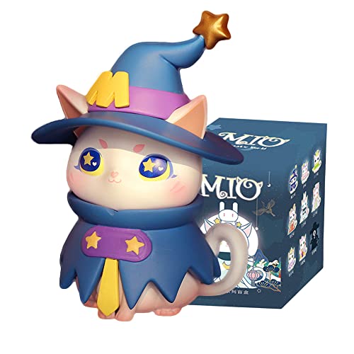 MIO Fantastic World Cat Serie Blind Box Action Figuren Mystery Box Nettes zufälliges Spielzeug Geburtstagsgeschenk Weihnachten Sammelspielzeug für Desktop Ornamente, 1PC von Aven Rabbit