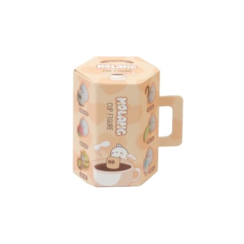 MOLANG Kaninchen Korea Tasse Ornamente Spielzeug Mystery Box Spielzeug Blind Box Niedliche Sammelfigur Action-Modell Mädchen Geburtstag Überraschung Blindtaschen Zimmer Desktop Dekoration (1 Pack) von Aven Rabbit