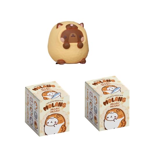 Molang Meow Serie Blind Box Action Figuren Mystery Box Nette zufällige Spielzeuge Geburtstagsgeschenk Weihnachten Sammelspielzeug für Desktop Ornamente,2 PCS Molang Meow Serie Blind Box Action Figuren Mystery Box Nette zufällige Spielzeuge Geburtstagsgeschenk Weihnachten Sammelspielzeug für Desktop Ornamente,2 PCS von Aven Rabbit