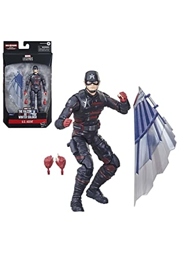 Universo Marvel Avengers F0246 Hasbro Marvel Legends Series 15 cm große U.S. Agent Action-Figur, Premium Design und 2 Accessoires, für Kinder ab 4 Jahren von Marvel