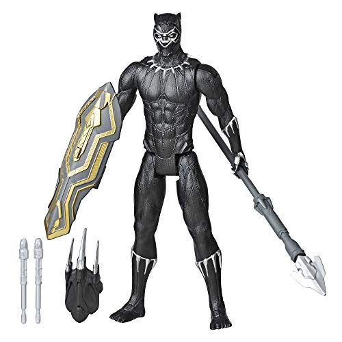 Hasbro E7388 Marvel Avengers Titan Hero Serie Blast Gear Deluxe Black Panther Figur, 30 cm groß, inspiriert von den Marvel Comics, Für Kinder ab 4 Jahren von Marvel