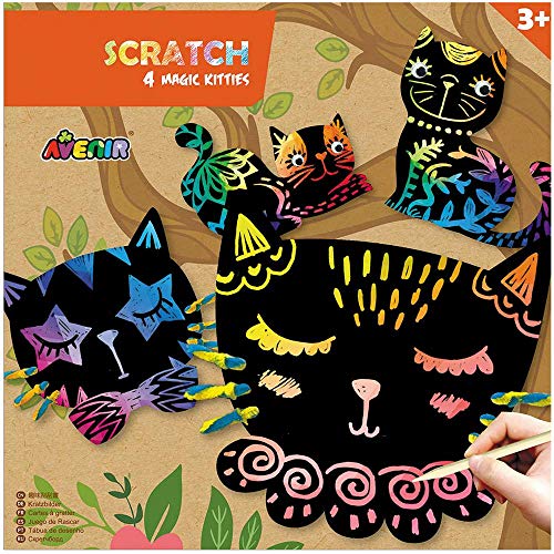 Avenir 31427 6301427 Scratch Magic Kitties, Mehrfarbig von Avenir