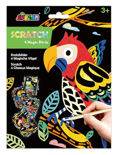 Avenir 31453 6301543 Scratch Magic Bird, Mehrfarbig von Avenir