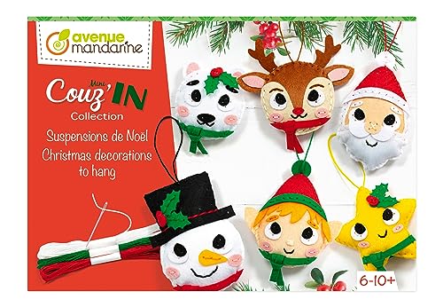 Avenue Mandarine - Weihnachtshänger, zum Nähen, KC157C, mehrfarbig von Avenue Mandarine