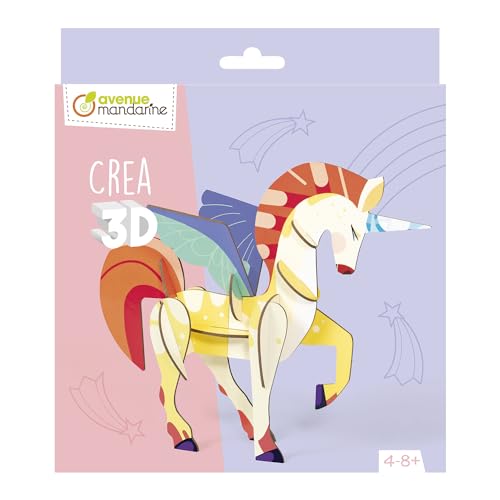 Avenue Mandarine PU030C Einhorn 3D-Dekor, M von Avenue Mandarine