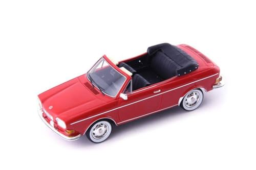 Modell in Maßstab, kompatibel mit VW 411 L KARMANN CONVERTIBLE 1978 RED 1:43 AVENUE43 AVN60073 von Avenue43