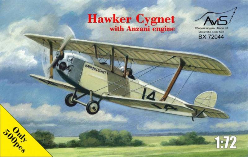 Hawker Cygnet with Anzani engine von Avis