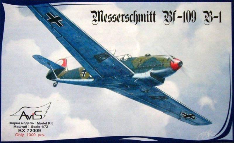 Messerschmitt Bf 109 B-1 WWII German fighter von Avis