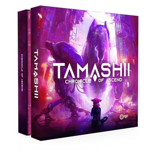 Tamashii: Chronicle of Ascend - Begeben Sie sich auf eine epische Reise in ein mythisches Abenteuer! Sci-Fi-Strategiespiel, ab 14 Jahren, 1-4 Spieler, 45-90 Minuten Spielzeit, hergestellt von Awaken von Awaken Realms