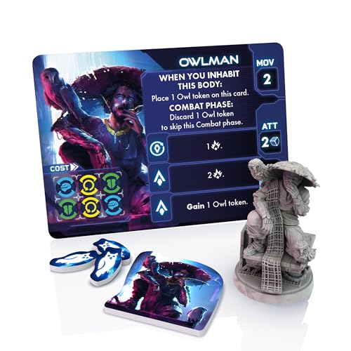 Tamashii: Owlman - Entfesseln Sie die mystischen Kräfte des Eulenreichs! Sci-Fi-Strategiespiel, ab 14 Jahren, 1-4 Spieler, 45-90 Minuten Spielzeit, hergestellt von Awaken Realms von Awaken Realms