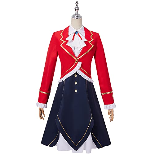 AwwwCos Anime Rae Taylor Claire Francois Cosplay Kostüm Rot Party Lolita Prinzessin Kleid Halloween Outfit von AwwwCos