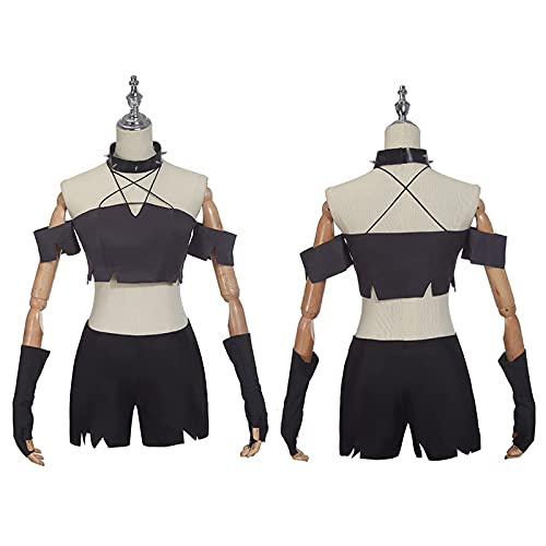 AwwwCos Helluva Boss Loona Cosplay Kostüm Damen Tops Shorts Komplettes Set Unisex Outfits Halloween Cosplay Requisiten S von AwwwCos