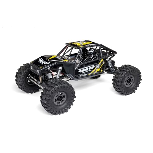 Axial 1:10 UTB10 Capra 1.9 4WS 4x4 Ready to Run Rock Crawler, Ferngesteuerter Geländewagen, Bürstenmotor, ohne Akku und Ladegerät, Gelb von Axial