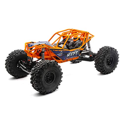 Axial RC Truck 1/10 RBX10 Ryft 4WD Brushless Rock Bouncer RTR (Batterie und Ladegerät nicht im Lieferumfang enthalten), Orange, AXI03005T1 von Axial