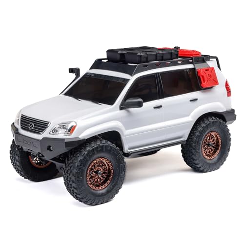 Axial RC Truck SCX24 Lexus GX470:1/24 4WD RTR (Alles Notwendige zum Laufen ist enthalten), weiß, AXI-1532T1 von Axial