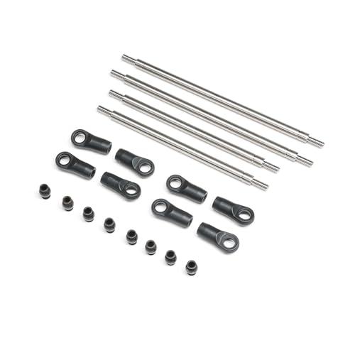 Rear Upper/Lower 4WS Links Set, Titanium: AXP8 von Axial