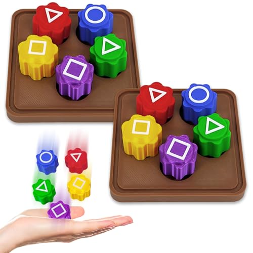 Axinyijia 2 Stück Gonggi Korean Game Spiel, Koreanische Stone Pebbles Set mit Basis, Gonggi Stones Traditionelles Koreanisches Spielspiel für Kinder Erwachsene von Axinyijia