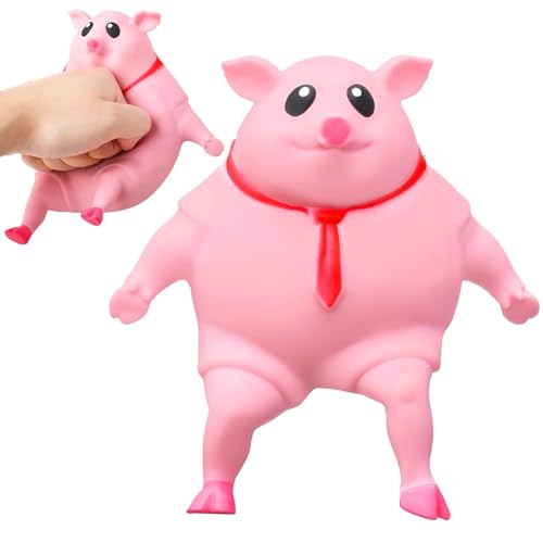 Axinyijia Schwein Quetsch Spielzeug 15cm Antistress Spielzeug Schweinchen Spiel Stressschwein Rosa Anti Stress Schwein von Axinyijia