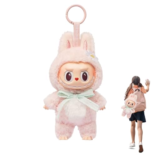 Ayizhiniu Labubu Plüsch Schlüsselanhänger, Labubu Puppe Keychain, Labubu Monster Plush Toy Keychain, Labubu Anhänger, Perfektes Geschenk Mädchen von Ayizhiniu