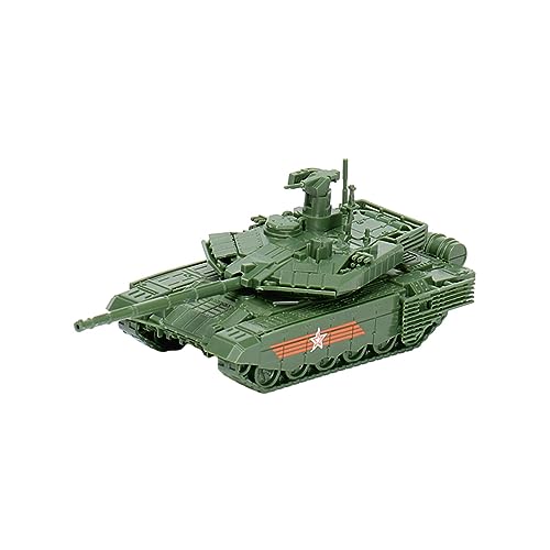 Aymzbd 1/72 Kettenraupen Aufklärungsfahrzeuge, Miniatur Panzermodell für Tischdekoration, Tischdekoration, Geschenk, Andenken, Erwachsene, T90MS grün von Aymzbd