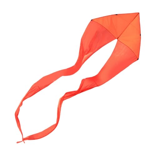 Aymzbd Kinder Delta Kite Kite Outdoor Spielzeug Spielzeug für Geburtstagsgeschenk Spielplatz Hinterhof, Orange von Aymzbd