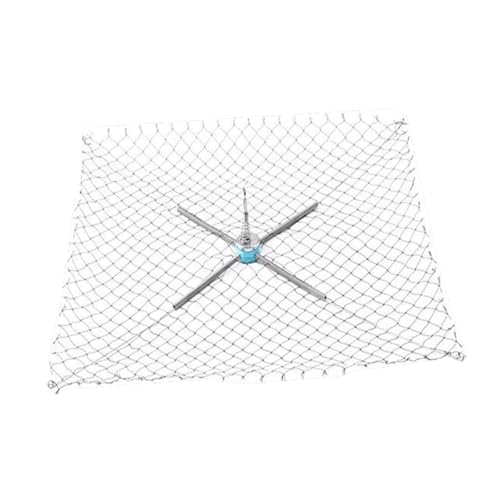 Aymzbd Krabbenfangnetz mit Automatischer Entfaltung Stahlverstärktes Netz Leicht Und Kompakt für Meeres Süßwasserfischerei, Kleine Masche, Ausgeklappt 60 cm Aymzbd Krabbenfangnetz mit Automatischer Entfaltung Stahlverstärktes Netz Leicht Und Kompakt für Meeres Süßwasserfischerei, Kleine Masche, Ausgeklappt 60 cm von Aymzbd