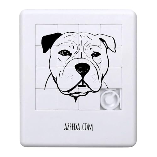 'Amerikanische Bulldogge' Schiebepuzzle (PZ00032134) von Azeeda