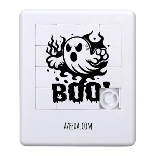 'Buh! Halloween-Geist' Schiebepuzzle (PZ00031577) von Azeeda