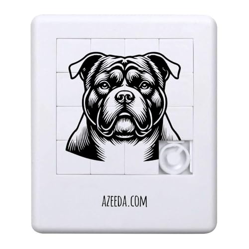 'Bulldogge' Schiebepuzzle (PZ00031677) von Azeeda