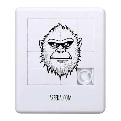 'Der schwer fassbare Yeti' Schiebepuzzle (PZ00031215) von Azeeda