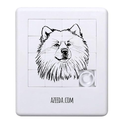 'Keeshond-Hund' Schiebepuzzle (PZ00032145) von Azeeda