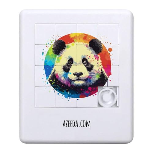 'Panda' Schiebepuzzle (PZ00030589) von Azeeda