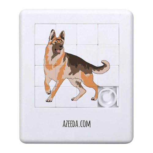 'Wachsamer Deutscher Schäferhund' Schiebepuzzle (PZ00030421) von Azeeda