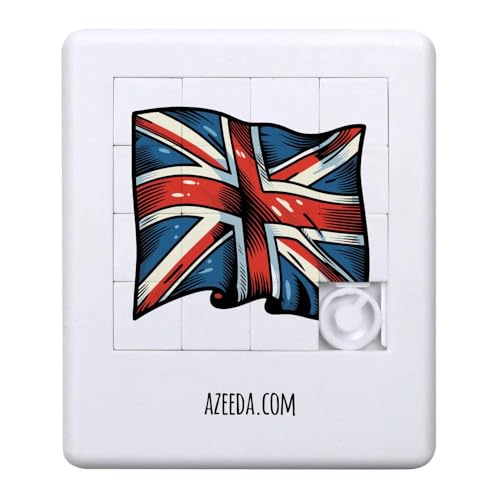 'Wehende Union Jack-Flagge' Schiebepuzzle (PZ00031823) von Azeeda