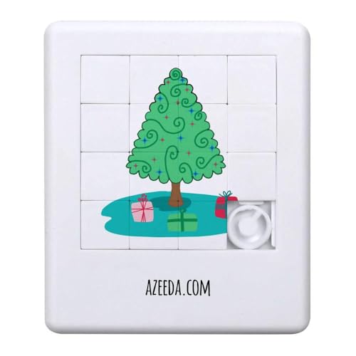 'Weihnachtsbaum' Schiebepuzzle (PZ00031951) von Azeeda