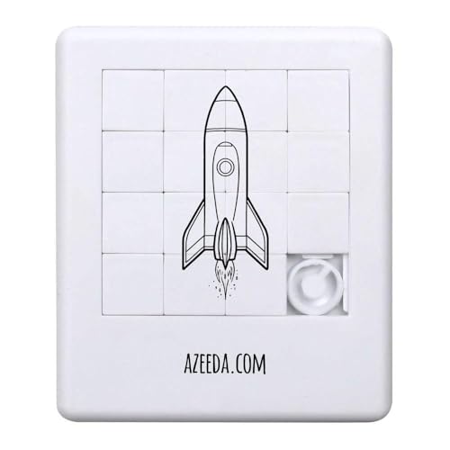 'Weltraum Rakete' Schiebepuzzle (PZ00030891) von Azeeda