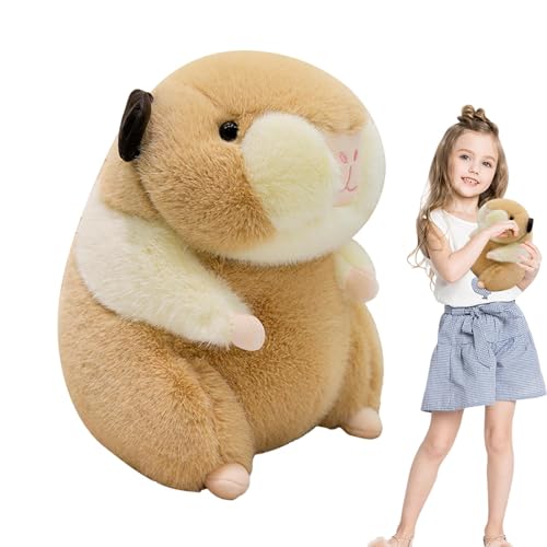 Aznever Hamster-Kuscheltiere,Hamster-Kuscheltier-Plüsch,Realistische ausgestopfte Hamster-Plüschtiere | Plüschkissen, Kuscheltier, Raumdekoration für, Mädchen, Kinder, Erwachsene von Aznever