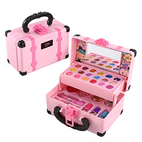 Aznever Rollenspiel-Make-up-Set Für Mädchen, Make-up-Set - Pretend-Kosmetikset Für Mädchen | Für Kinder, Rollenspiel-Spielzeug Und Geburtstags Geschenk Für Mädchen 3 4 5 6 7 8 9 10 Jahre von Aznever